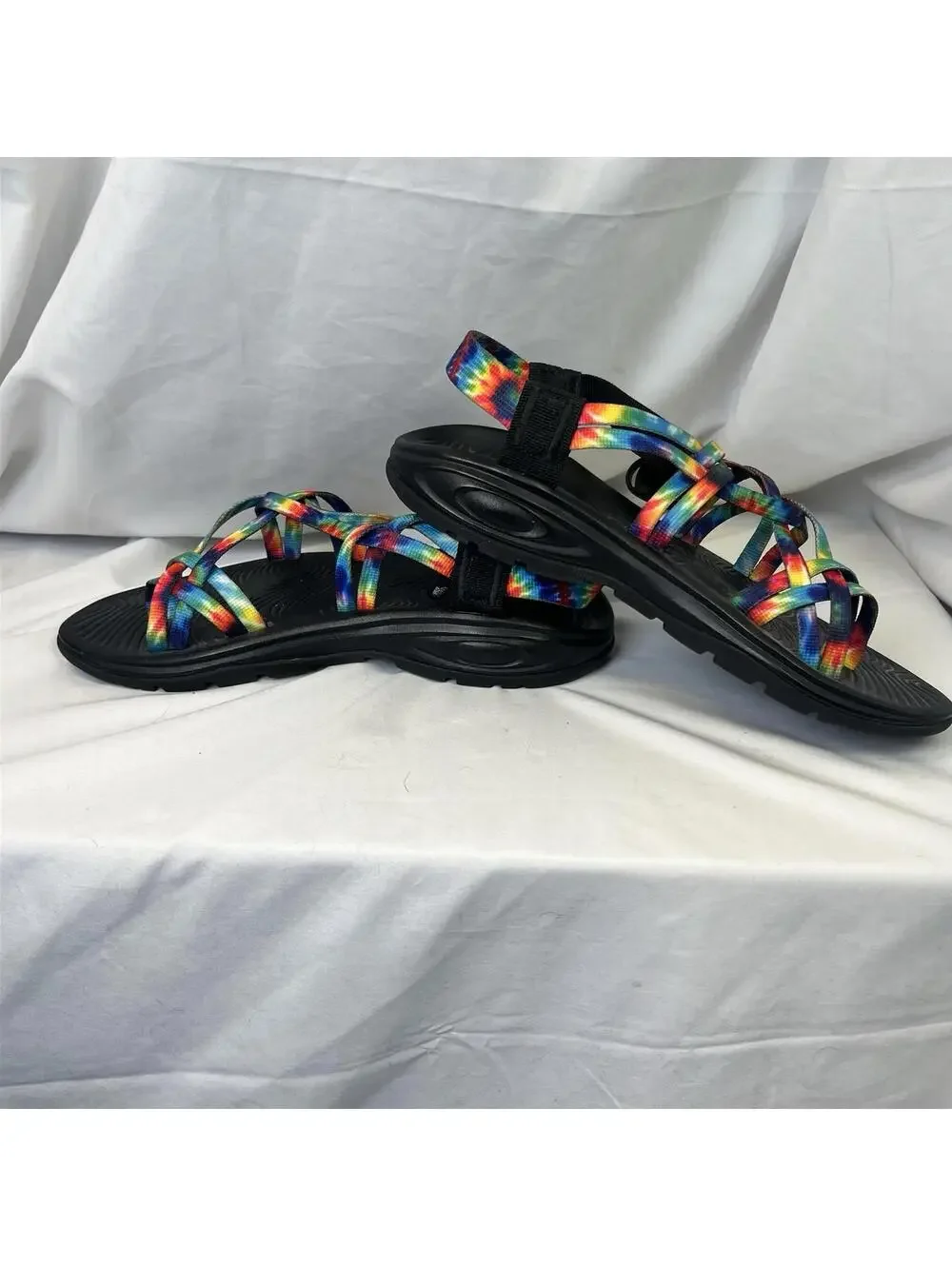 Chaco zvolv x2 Outdoor Strappy Sandles Tie-Dye Outdoor Hiking SZ 7 EUC